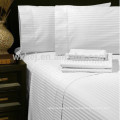 hotel 100% algodão Sateen Striped percal bedding set